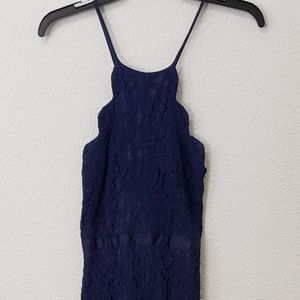 Navy blue dress